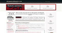 Desktop Screenshot of abogadosbogota.com